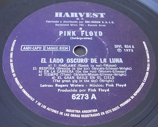 The dark side of the moon Pink Floyd