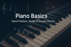 Piano Basics Hand Position, Notes & Simple Chords
