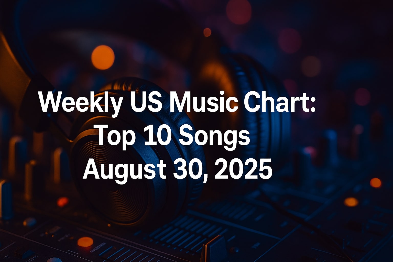 Weekly US Music Chart Top 10 Songs – August 30, 2025