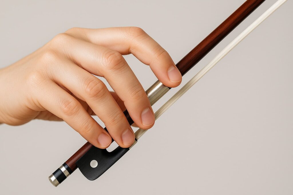 How to Hold the Violin Bow (Step-by-Step)