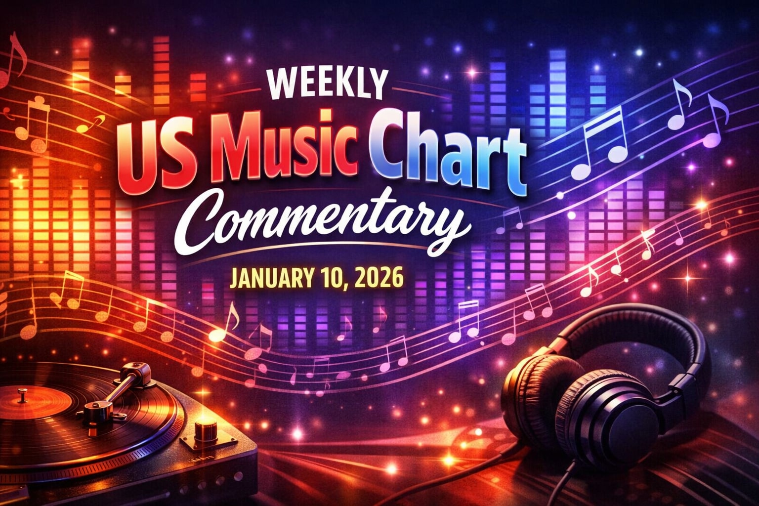 Weekly US Music Chart Commentary- January 10, 2026