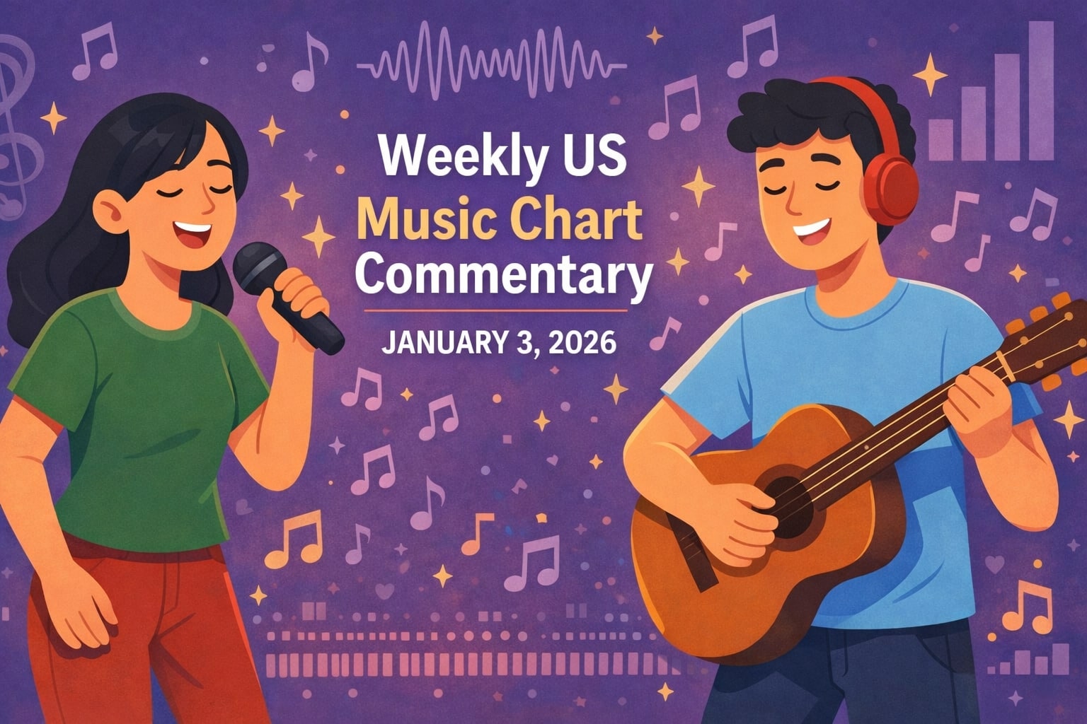 Weekly US Music Chart Commentary- January 3, 2026